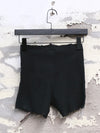 Marc Le Bihan 24913 Stretch Boxer Collection 10 Meters of Silk Shrink Handmade in France MLB-24913-BLACK